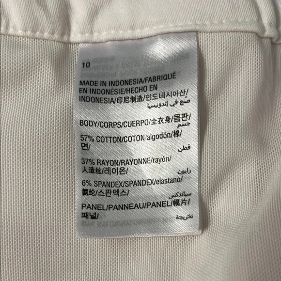 Charter Club White Cropped Pants size 10 - Picture 7 of 14